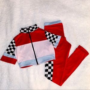 Topia Checkered Set /2 piece | Crop top + Leggings